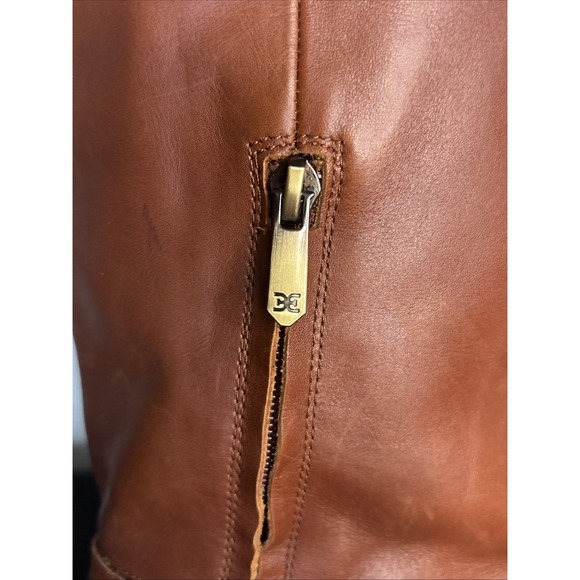 Women's Sam Edelman Cesar Brandy Leather Tall Boots, 10M - Picture 7 of 12
